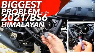 DIY FIX - NEW 2021 BS6 HIMALAYAN ENGINE STALLING CUTTING OUT