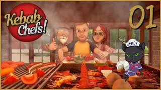 Kebab Chefs! Restaurant Simulator [#01] - Uczymy się grać! (@Neixonik)