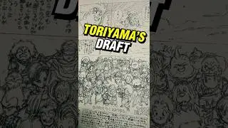 Akira Toriyama's Draft for the FINAL Chapter of Dragon Ball Z  #dbz #goku #dragonball
