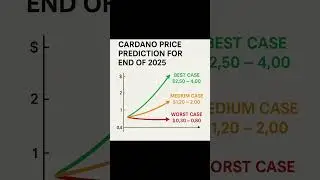 cardano prediction for end of 2025   #crypto #cryptocurrencypriceprediction #cryptomarket #cardano