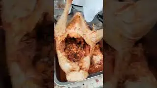 Pollo al horno artesanal por primera vez .