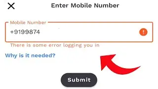 Aarogya setu App Fix There is some error logging you in issue || login failed