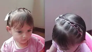 Trenzado Con Cinta Para Niñas Con Cabello Corto