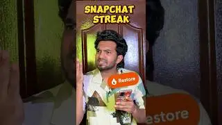 Snapchat Streaks 🤣 #shorts #naaluvithamaravindh #snapchat #comedy #friends