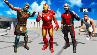 I Stole IRONMAN, ANTMAN & THOR SUIT in GTA 5!