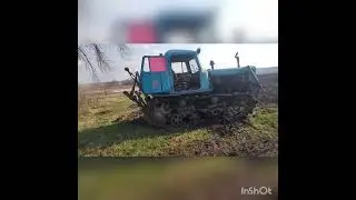 ДТ-75, запуск мотора после замены вкладышей, всё хорошо давление есть)))проверка испытания.