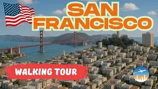 San Francisco, USA 🇺🇸 | Walking Tour | Little Italy & Lombard Street