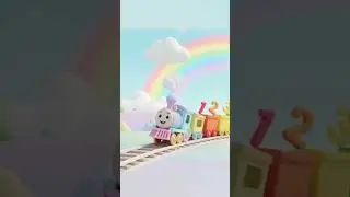 Learn Numbers🚂🌈 | Rainbow Number train  | Kids Learning