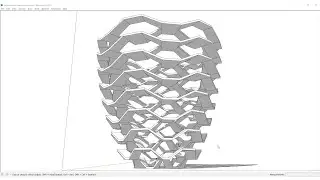 3d modeling Vessel Public Landmark by Heatherwick Studio using Sketchup