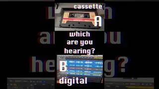 Cassette 🆚 Digital | Can you hear the difference? #musicproduction #cassette #drums