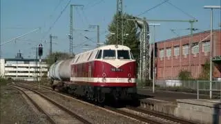 Mit Diesel und Dampf quer durch Hessen! U.A. mit TB11 Doppel (218+215) mit Schotterzug, BR118 u.v.m.