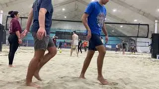 4vs4 Co Ed Beach Volleyball - Team Matt vs Team Anthony  - League Game -  12/4/2025
