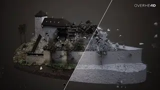 Disintegration of Revi&scaron;te Castle | 3D scan