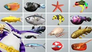 Sonic Frontiers - All Fish And Items From Big The Cat's Minigame (100% Fish-o-pedia)