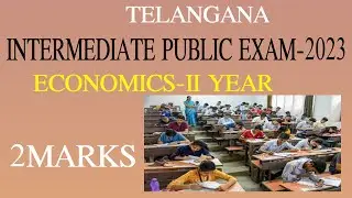Economics 2nd year 2 marks important questions 2023 shatavahana||economics 2 marks imp questions||