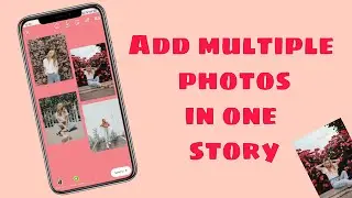 How to Add Multiple Photos in instagram story | tutorial | bhavana Olivia