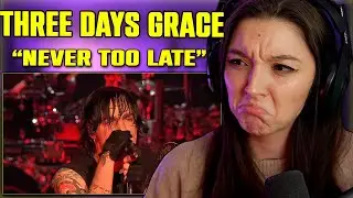 Three Days Grace - Never Too Late | FIRST TIME REACTON | Live The Palace 2008