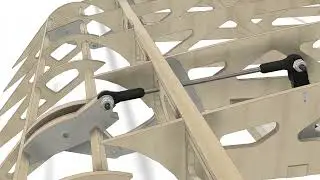 Bellanca Decathlon 3.25m CAD - Flap Kinematics