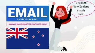 New Zealand Email List Free Download [2022 Validated]