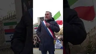 Marche de soutien au peuple iranien , 11 janvier 2026, Francis Szpiner
