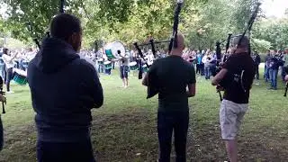 Field Marshal Montgomery pipe band Pre-Worlds Practice 2017