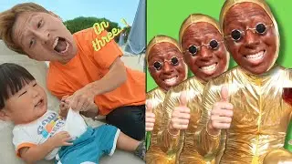 【POP Dad🕺🌈】 Yoshipapa's funny video🥳🥳🥳#longvideo#よしパパ#baby #dad#happening#cute