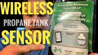 Bluetooth Propane Tank Gas Level Sensor for our NuCamp T@B 400 RV Travel Trailer