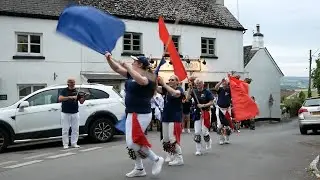 2025 06 26 Harberton Navy perform their Flag Dance at Hennock P1630807