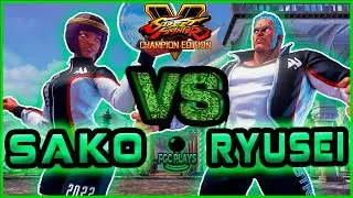 SFV CE: Sako (Menat) vs Ryusei (Urien) 🔥 Battle Lounge 🔥 Street Fighter 5