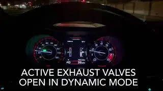 Jaguar F Type Active Exhaust Valve Demonstration, Dynamic Mode Vs Quiet Mode Sound Clip