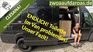 Umstieg auf Clesana Toilette - Unser Fazit - DIE L&ouml;sung f&uuml;r Frauen!