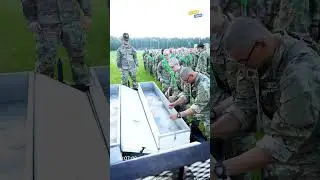 US military personnel undergo cold resistance training