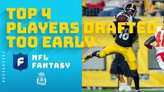 Top 4 Players Being Drafted Too Early in 2021 | NFL Fantasy Live