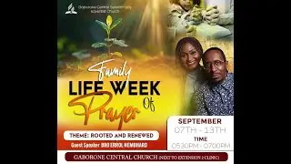 Family Life Week of Prayer - Created for Connection