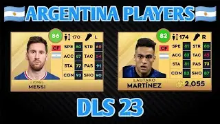 DLS 23 | Argentina Players Rating In Dream League Soccer 2023