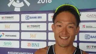 Jumpei Furuya races to victory at the Asian Games, Triathlon