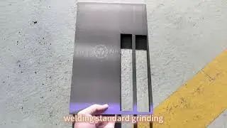 Wet metal sheet grinding, polishing and sanding machine#metal #metalworking #grinding #machine