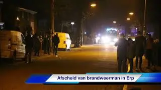 Afscheid van brandweerman in Erp