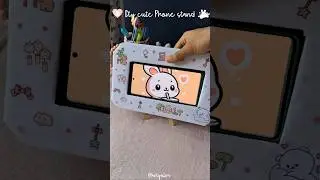 DIY cute phone holder ever 🥺🩷 #shortsfeed #diy #phoneholder #craft #yputubeshorts #shorts #kawai