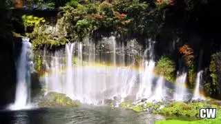 10 HOUR HD BEAUTIFUL WATERFALL W/ RAINBOW VIEW