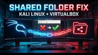 Fix Live Kali Linux Shared Folder Setup LIVE 🔥 VirtualBox Full Guide