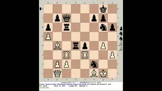 Anmon 5.75 vs Stockfish 17.1 | Queen's Pawn: Old Benoni Defense #chess