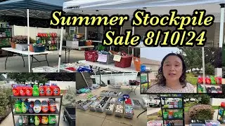 Summer Stockpile Sales || 8/10/2024