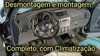 Como remover e Montar Tablier Alfa Romeo 147, GT e 156  Solução Ar Condicionado