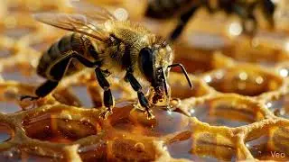 🐝 1 Hour of Satisfying Bee ASMR | Honeycomb Sounds for Sleep & Focus 🍯