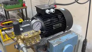 Triplex HighPressure Washer Ciramic Plunger Pump 250Bar Three Phase 5HPMotor ComingSoon Wait & Watch