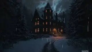 Heavy Rain and Thunder in a Dark Gothic Town | Relaxing Rainstorm Ambience for Deep Sleep