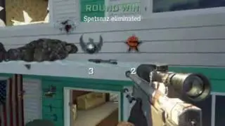 Sbrulz4everdude - Black Ops Game Clip #37- Noscope off the balcony