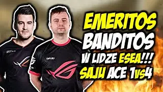 SAJU ACE CLUTCH 1vs4!!! EMERITOS BANDITOS NA INFERNO W LIDZE ESEA - CSGO BEST MOMENTS