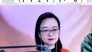 柚子老师直播演唱《我的深情为你守候》 #唱歌#歌唱#音乐课堂实录 #简谱 #简谱视唱